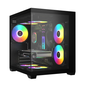 Gamdias AURA GC101M ARGB Micro-Tower Micro-ATX Gaming Casing